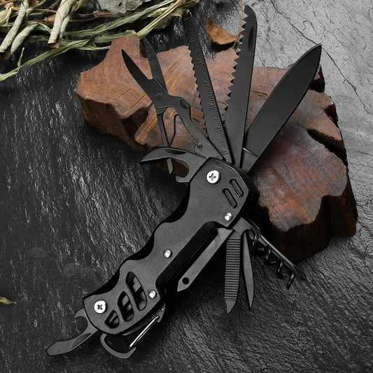 Explorer's Companion Stainless Steel Multifunction Pocket Knife